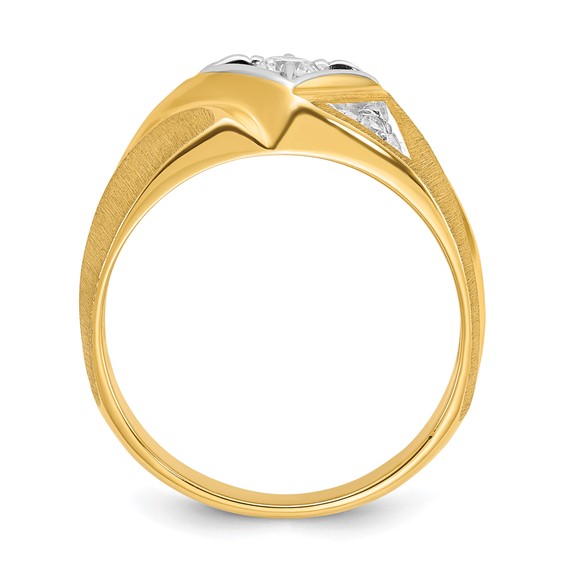 Gold Men's Diamond Rings