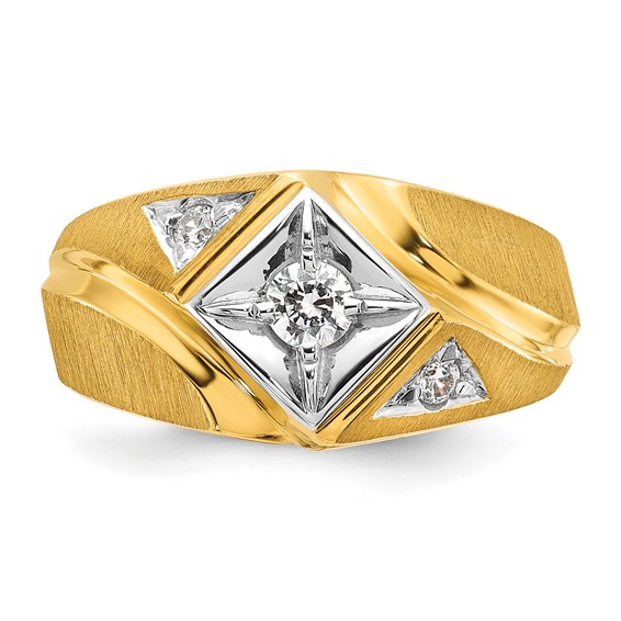 Gold Men's Diamond Rings