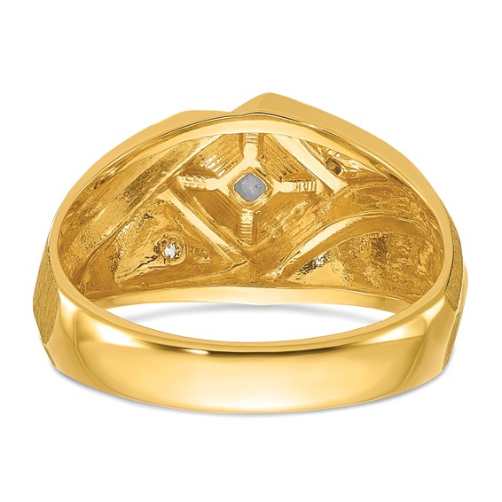 Gold Men's Diamond Rings