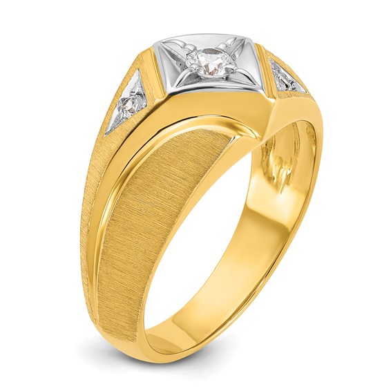 Gold Men's Diamond Rings