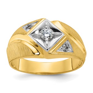 Gold Men's Diamond Rings