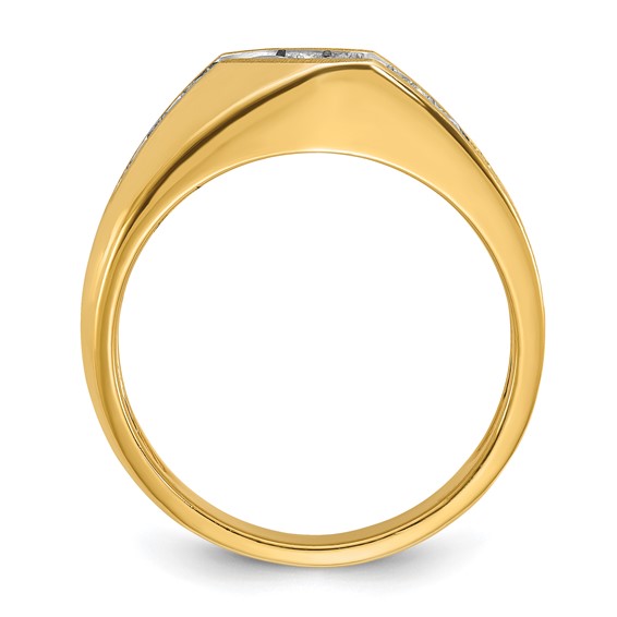 Gold Men's Diamond Rings