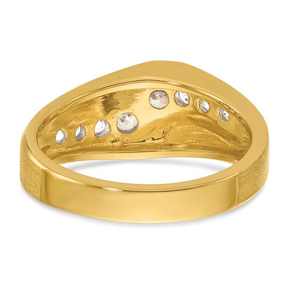 Gold Men's Diamond Rings