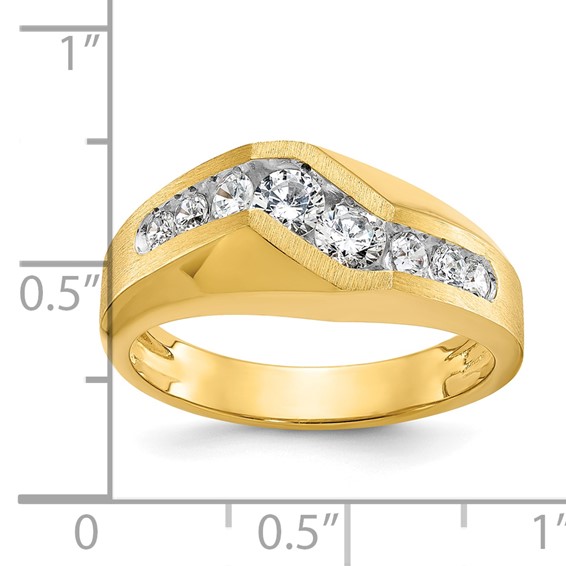 Gold Men's Diamond Rings
