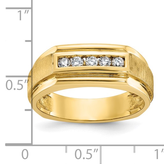 Gold Men's Diamond Rings