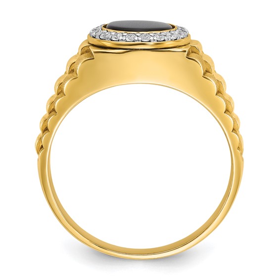10k Two-Tone Fancy Ring Mounting