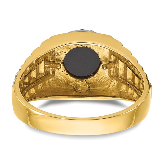 10k Two-Tone Fancy Ring Mounting