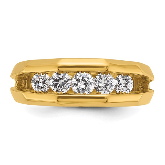 Gold Men's Diamond Rings