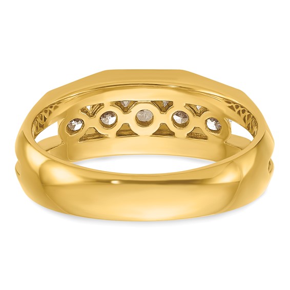 Gold Men's Diamond Rings