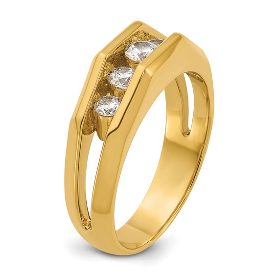 Gold Men's Diamond Rings