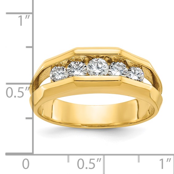 Gold Men's Diamond Rings