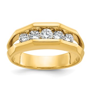 Gold Men's Diamond Rings
