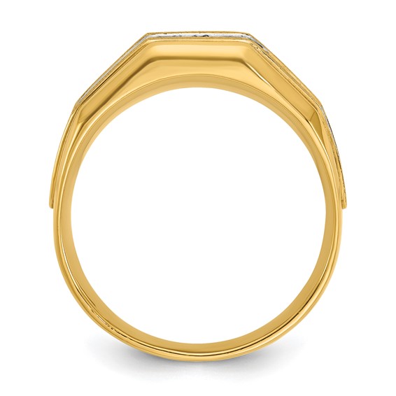 Gold Men's Diamond Rings