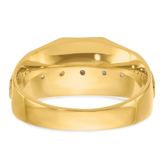 Gold Men's Diamond Rings