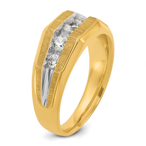 Gold Men's Diamond Rings