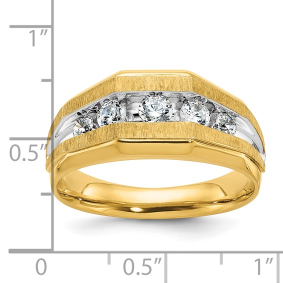 Gold Men's Diamond Rings