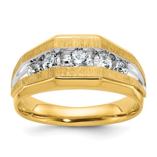Gold Men's Diamond Rings