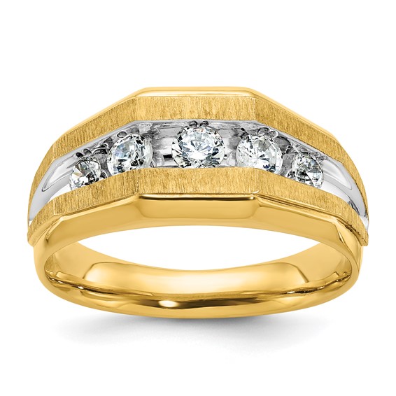 Gold Men's Diamond Rings