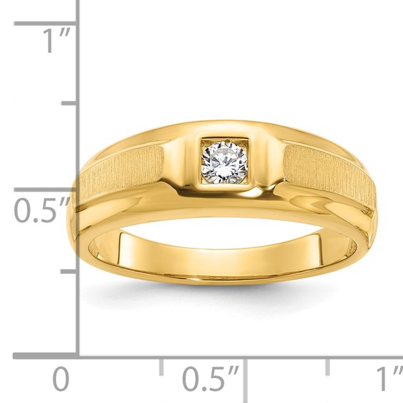 Gold Men's Diamond Rings