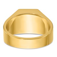 IBGoodman 14K Yellow Gold 1 Carat Lab Grown Diamond VS SI+ G+ Complete Men's Ring view 5