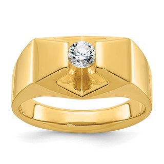 IB Goodman 14k Mens 1/3 carat Diamond Complete Ring