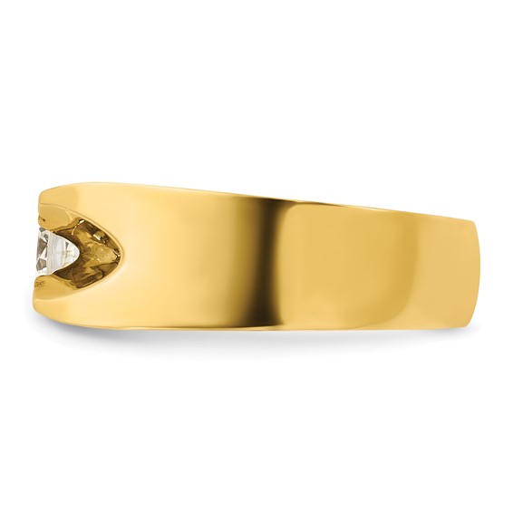 IB Goodman 14k Mens 1/2 carat Diamond Complete Ring