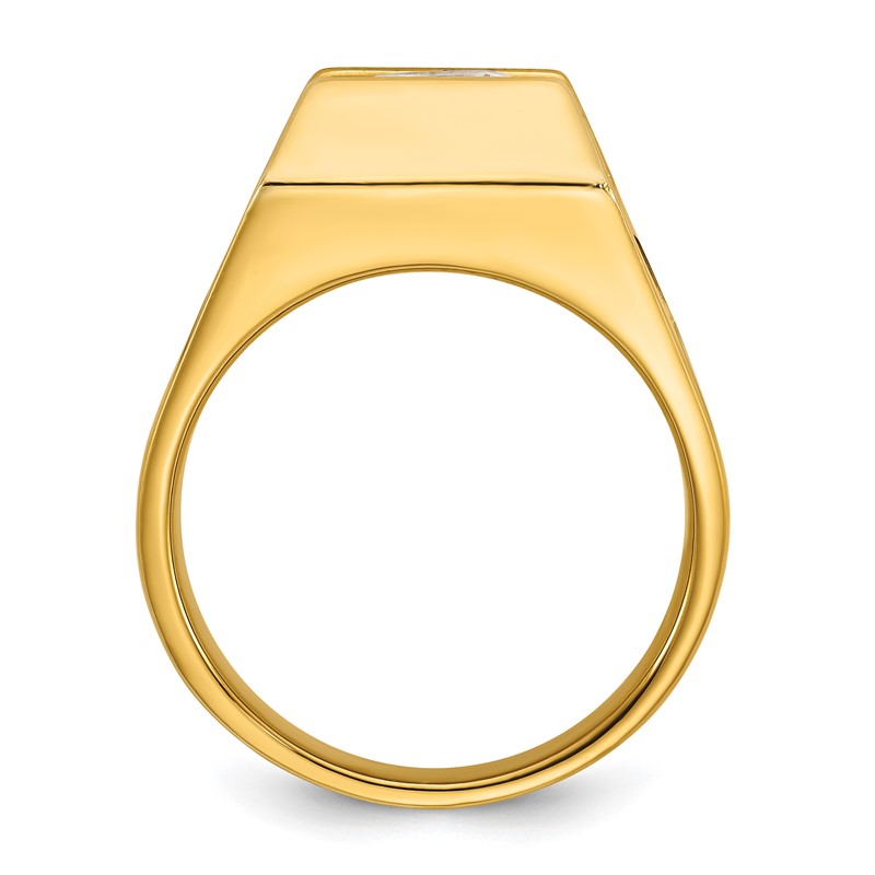 IBGoodman 14k 2 1/2 carat Lab Grown Diamond VS/SI+ G+ Complete Men's Ring