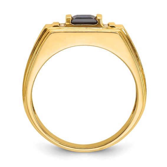 Men's Gemstone and Diamond Rings