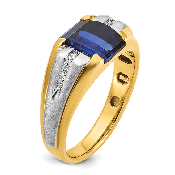Men's Gemstone and Diamond Rings