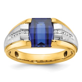 Men's Gemstone and Diamond Rings