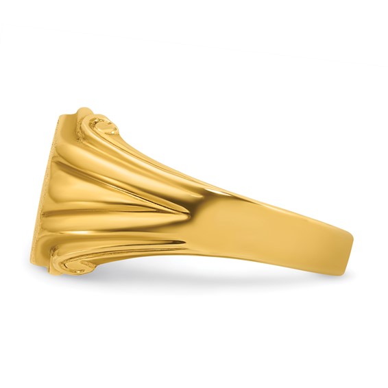 IB Goodman 14k 12x10mm Mens Signet Ring
