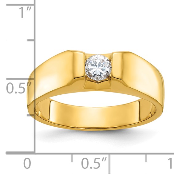 IB Goodman 14k Mens 1/3 carat Diamond Complete Ring