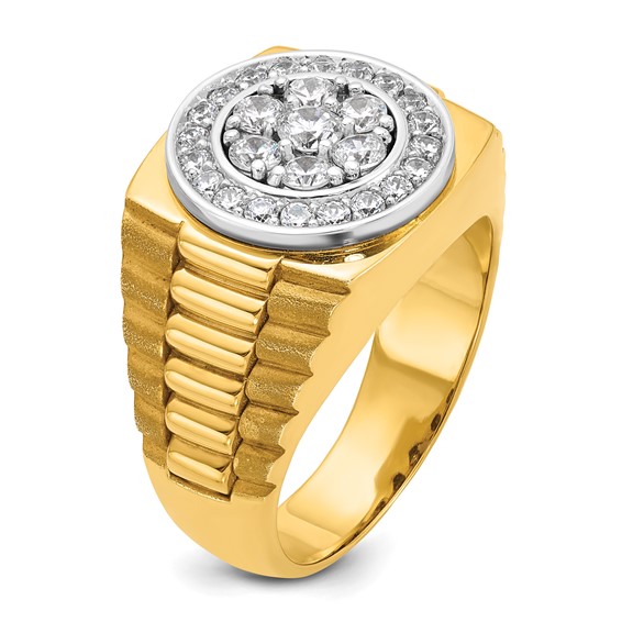 Gold Men's Diamond Rings