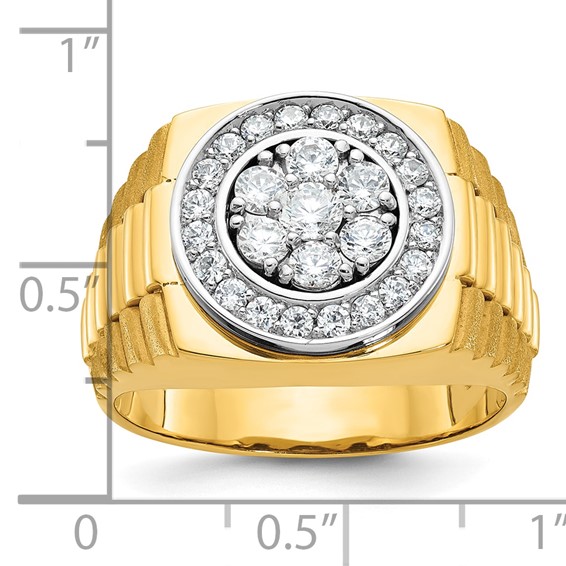 Gold Men's Diamond Rings