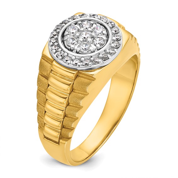 Gold IBGoodman Diamond Mens Rings