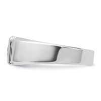 IBGoodman 14K White Gold 1 Carat Lab Grown Diamond VS SI+ G+ Complete Men's Ring view 3