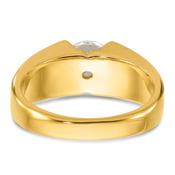 IBGoodman 14k 1 carat Lab Grown Diamond VS/SI+ G+ Complete Men's Ring