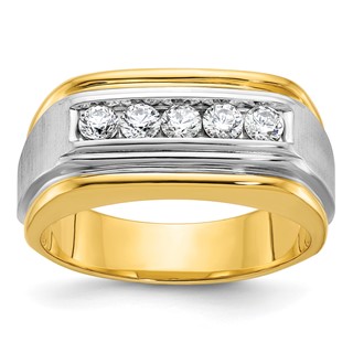 Gold Men's Diamond Rings