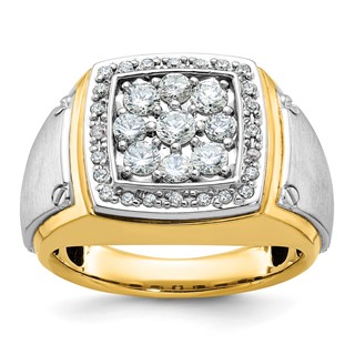 Gold IBGoodman Diamond Mens Rings
