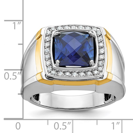 Men's Gemstone and Diamond Rings