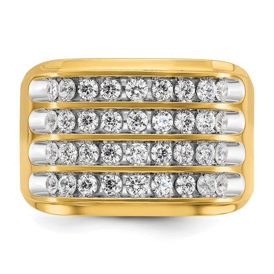 Gold Men's Diamond Rings