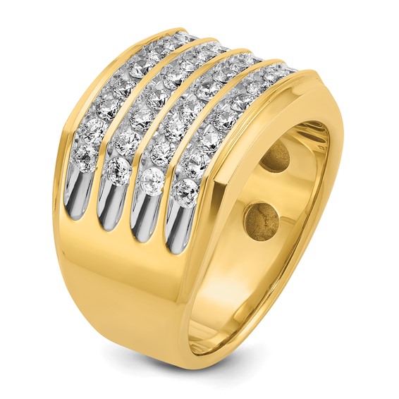 Gold Men's Diamond Rings