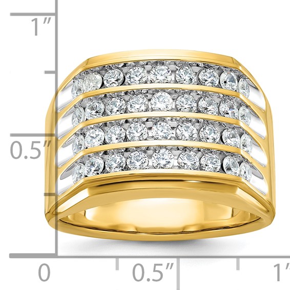 Gold Men's Diamond Rings