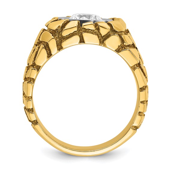 Gold IBGoodman Diamond Mens Rings