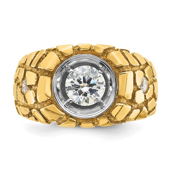 Gold IBGoodman Diamond Mens Rings