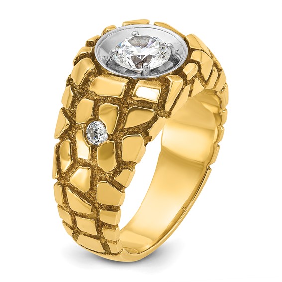 Gold IBGoodman Diamond Mens Rings