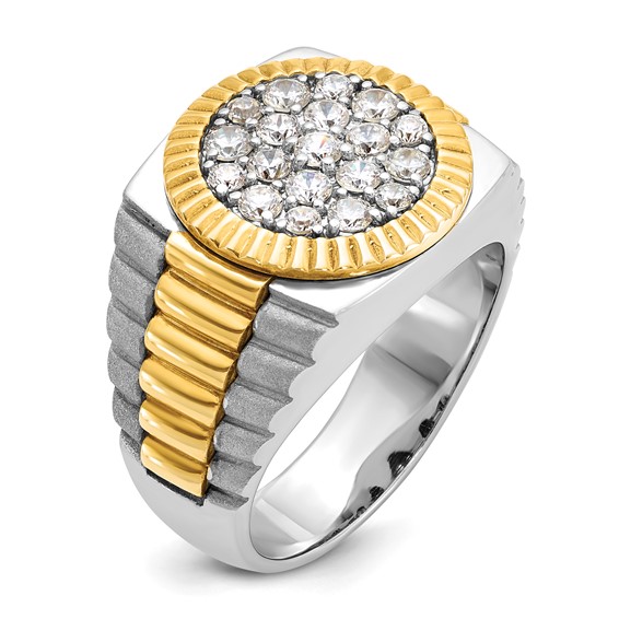 Gold Men's Diamond Rings