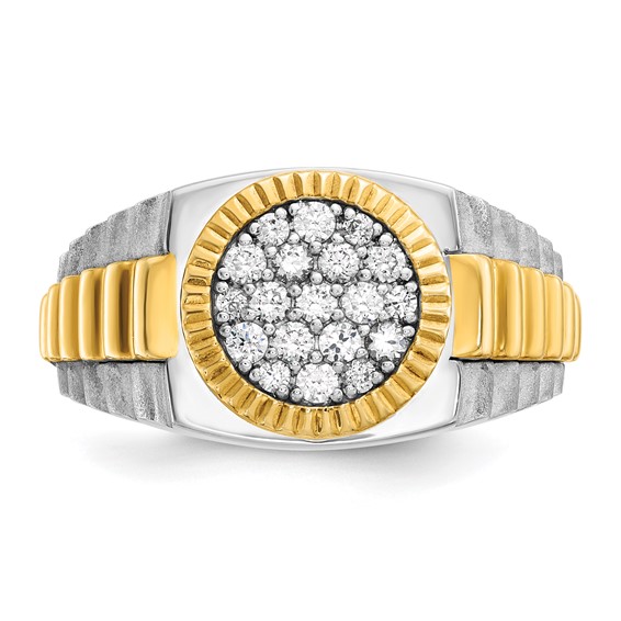 Gold IBGoodman Diamond Mens Rings