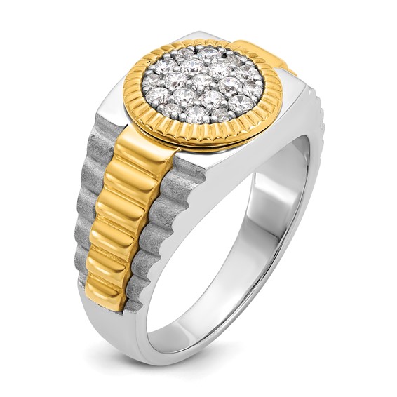 Gold IBGoodman Diamond Mens Rings