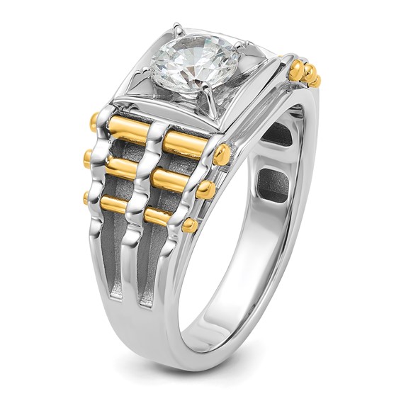 Gold IBGoodman Diamond Mens Rings